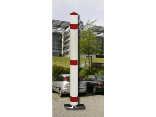 Automatische Paal Aluminium 900mmØ75mm Cilinderslot Met 3 Sleutels