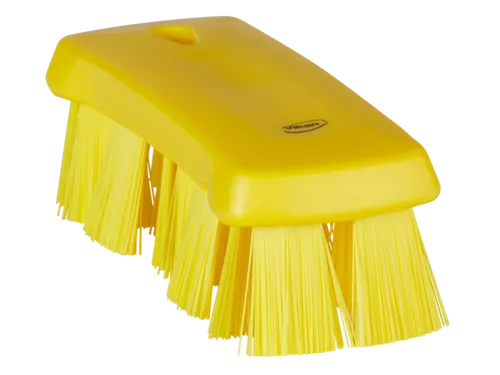 Vikan 3891-6 UST Kleine Werkborstel Harde vezel 176mm Geel