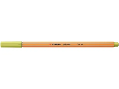 Fineliner STABILO point 88/67 fijn mosterd