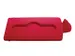Couvercle Rubbermaid pour Station de recyclage Slim Jim fermé rouge
