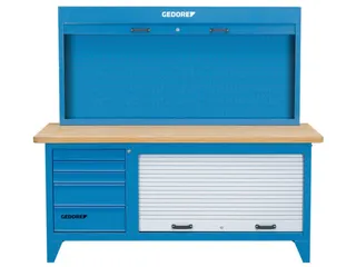 GEDORE BR 1500 LH combinatiewerkbank met kast - 1