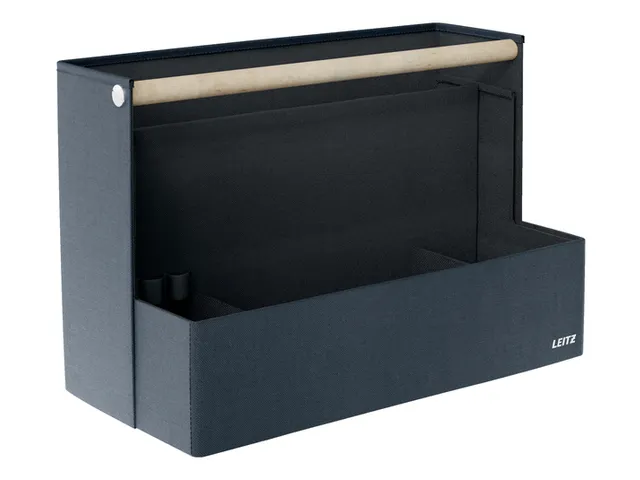 Organiseur de bureau portable Leitz tissu gris foncé