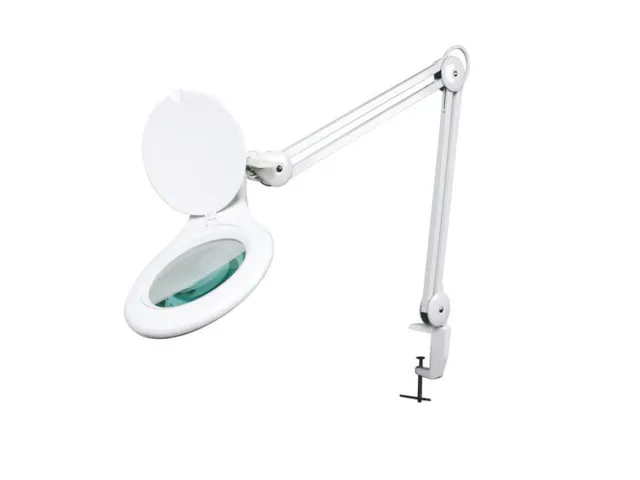 LED Loeplamp Met Vergrootglas 8 Dioptrie 8W 60 LED's wit