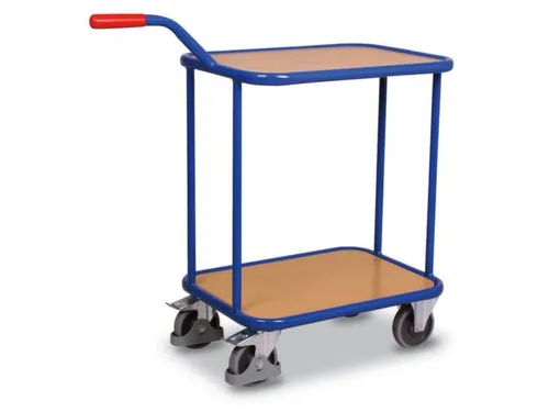 Platformwagen Duwstang 200kg Laadvlak 605x450mm 4 Wielen