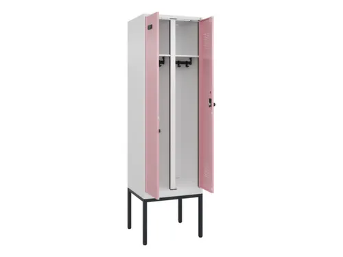 locker voor scheiding van kleding,HxBxD 2120x600x500mm,2vak