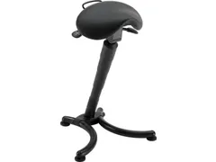 Stasteun,Kantelbaar,Zadelzitting,Zitting Kunstleer Zwart