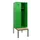 locker met bank,HxBxD 1950x600x815mm,2vak,vak B 300mm,cilinderslot