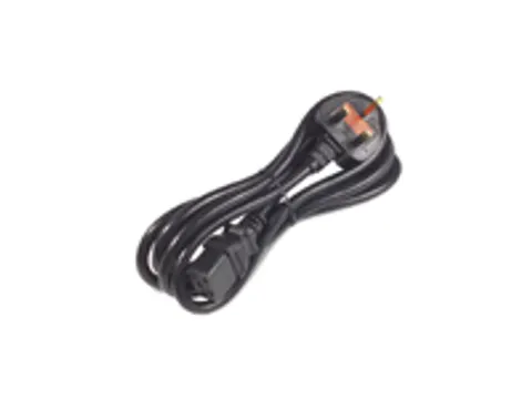 Pwr Cord, 16A, 200-240V, C19 to UK Plug