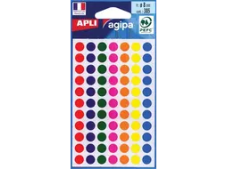 Etiket Assorti Rond Ø8mm 385ST