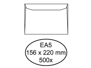 Envelop Quantore Bank Ea5 156X220Mm 80 Gram Wit Gegomd - 1