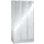 garderobekast,HxBxD 1800x900x500mm,3vak,vak B 300mm,cil.-slot,sokkel