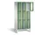 lockerkast 1850x900x500mm 3x3 vakken Cilinderslot Poten, RAL6011