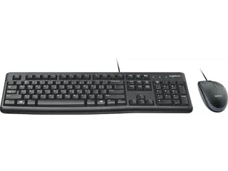 Bedraad Toetsenbord Logitech MK120 QWERTY + Muis zwart - 2