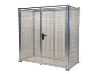 Gasflessendepot Voor 32 Gasflessen 2060x2100x1085mm Staal/draadgaas - 1