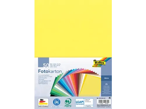 gekleurd fotopapier A4 300gr pak 50 vel 25 assorti