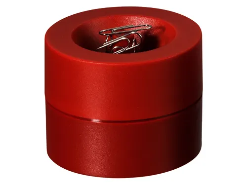 Papercliphouder MAUL Pro Ø73x60mm rood