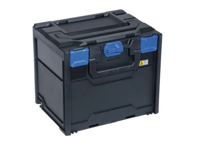 Assortimentskoffer,HxBxD 340x396x296mm,ABS,koffer zwart