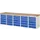 werkbank,HxBxD 890x3000x700mm,beukblad,draagverm. 750kg,5containers