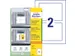 Etiquette de positionnement Avery Zweckform 8002 160x120mm imprimé