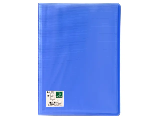 Protège-documents en polypropylène rigide Linicolor 80 vues - A4 - C