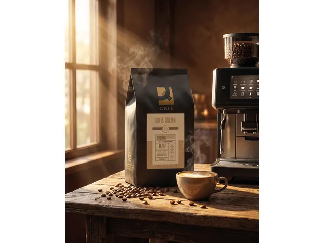 Q-Connect Koffiebonen Café Crema 1kg Volle Smaak Intensiteit 8