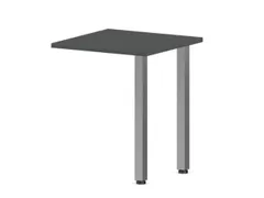 aanbouwtafel,i.h.v.,HxBxD 720-840x600x600mm,MS-donkergrijs