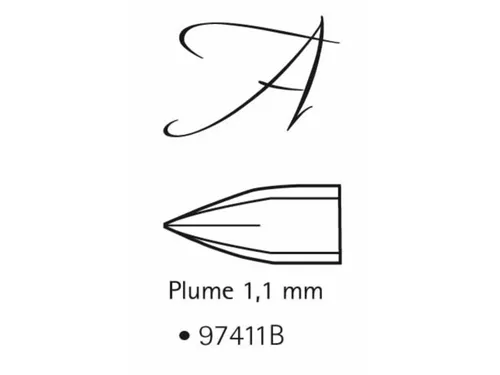 Kalligrafie vulpen 1,1mm