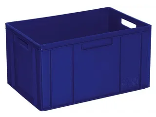 Euronorm Stapelkrat Pe 320x600x400mm 63liter Blauw - 1