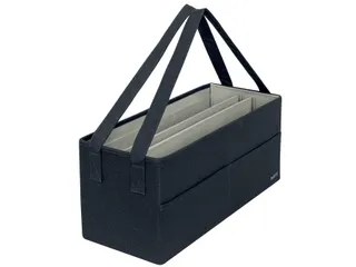 Leitz Hot Desking Stoffen opbergtas Fluweel Grijs 46,5x21x20cm - 4