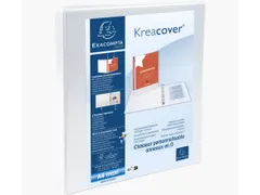 Ringmap A4 Maxi Kreacover Pp Personaliseerbaar 4 D-ringen 16mm Wit