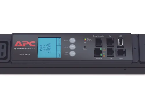 APC Rack PDU AP8886 - Metered, ZeroU, 32A, 400V, (30x) C13 & (12x) C19