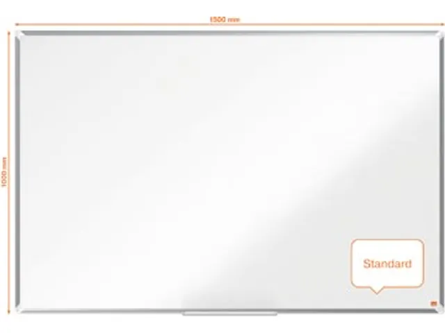 Nobo Whiteboard 100x150cm Premium Plus Magnetisch Emaille