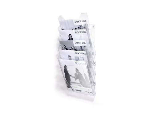 Wandfolderhouder COMBIBOXX A4 set XL Transparant