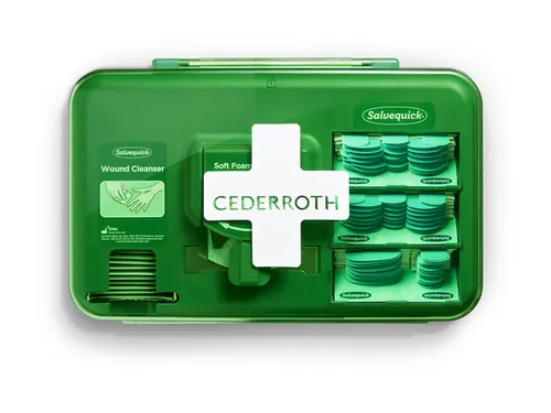 Wond dispenser Cederroth Salvequick blauw