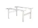 Cambio Zit-Sta bureau duo bench frame Zilver