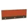 opzetpaneel bureau aanbouw achter NV bruin hickory oranje 1600mm