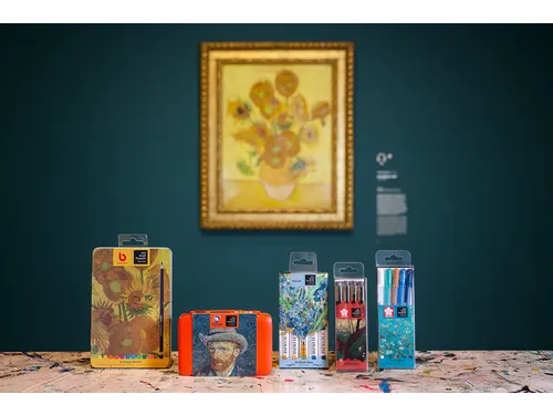 Kleurpotloden Bruynzeel Van Gogh Museum assorti blik à 12 stuks