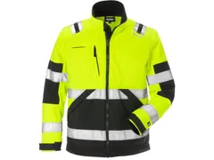 Fristads 125024 softshell, geel/zwart, maat 2XL, per stuk