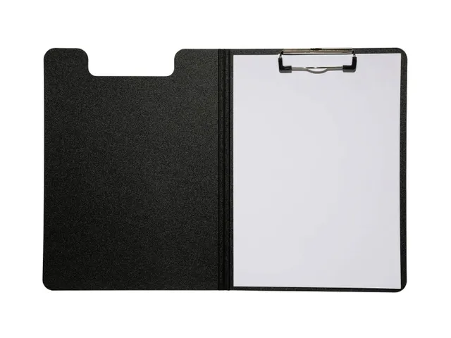 Klembordmap MAUL PP A4 staand Zwart