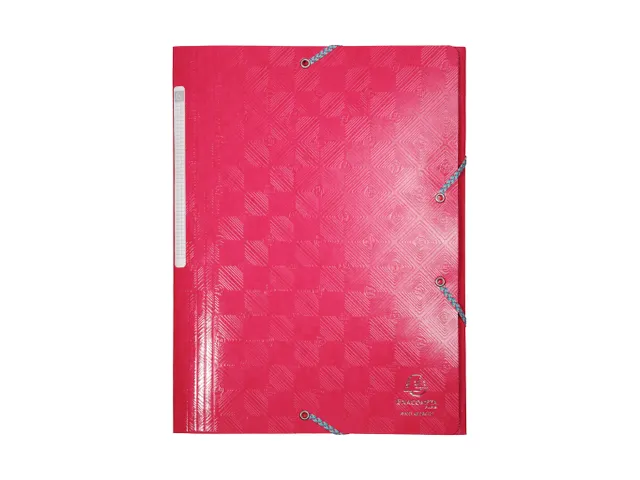 Elastomap A4 3 Kleppen Gelamineerd Glanskarton 600gr Assorti