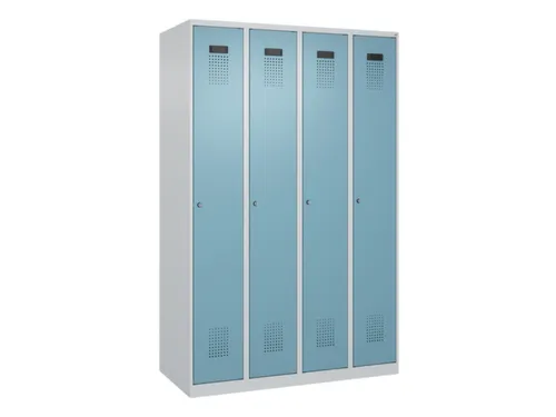 locker voor scheiding van kleding,HxBxD 1850x1200x500mm,4vak