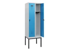 schoollocker,HxBxD 1950x600x500mm,2vak,vak B 300mm,draaigrendel