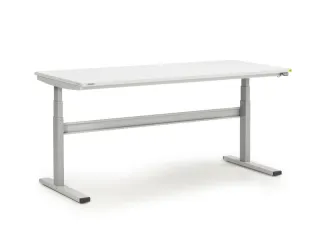 ESD-montagetafel,HxBxD 630-1270x1800x800mm,blad gelamineerd grijs - 2