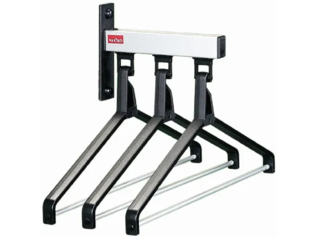 Kledinghangerrail 300x 450x 220mm Met 3 Afneembare Kledinghangers