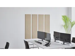 Akoestische PET-vilt wandtegels 30x120cm Beige 4 Stuks