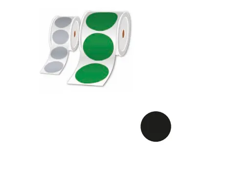 Brother LTZ13100FPEL, Zwart, Cirkel, 10 cm, 250 stuk(s)