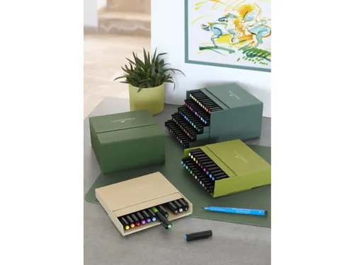 Tekenstift Faber-Castell Pitt Artist Pen Brush 24dlg studiobox
