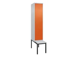 locker voor scheiding van kleding,HxBxD 2120x400x815mm,1vak