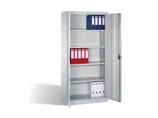 universele kast,HxBxD 1950x940x400mm,4xStalen bodem,cil.-slot,sokkel - 3