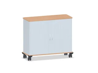 jaloeziedeurkast,HxBxD 878x1000x400mm,1xhouten vloer,decor romp beuken - 2